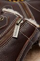 Dr. Martens workery skórzane 1460 LTT Fur Lined DM41417200 brązowy