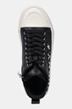 Δερμάτινα ελαφριά παπούτσια Dkny Yaser Star μαύρο K4597935.BLK