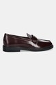 Steve Madden mokasyny skórzane Adison 11004736.627 bordowy AW25