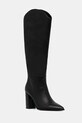 Kožené čižmy Steve Madden Bixby usňová koža čierna 11004834.017