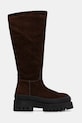 Steve Madden csizma velúrból Chipp 11004664.983 barna AW25
