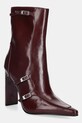 Steve Madden botki Fastened słupek bordowy 11004818.DYQ