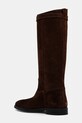 Obuwie Steve Madden kozaki zamszowe Novi 11004728.983 brązowy
