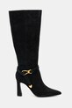 Elegantni škornji iz semiša Steve Madden Sirrens 11004776.015 črna AW25