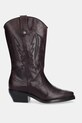 Δερμάτινες καουμπόικες μπότες Steve Madden Wallace 11003850.622 μπορντό AW25