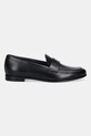 Max Mara mokasyny skórzane REGENTMOC 2524526071600 czarny AW25