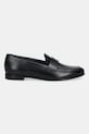 Max Mara mokasyny skórzane REGENTMOC 2524526071600 czarny AW25