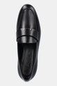 Max Mara mokasyny skórzane REGENTMOC czarny 2524526071600