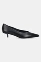 Max Mara szpilki skórzane KITTENPUMP 2524526131600 czarny AW25