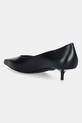 Obuwie Max Mara szpilki skórzane KITTENPUMP 2524526131600 czarny