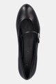 Max Mara baleriny skórzane MMBALLET czarny 2524526311600