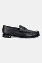 Max Mara mokasyny skórzane BOYMOC 2524526391600 czarny AW25