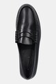 Max Mara mokasyny skórzane BOYMOC czarny 2524526391600