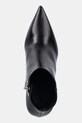 Max Mara botki skórzane LIGHTBOOTIE czarny 2524796011600