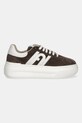 Furla sneakersy zamszowe Nuage Lace-Up YJ88NUA.BX0580.4571S zielony AW25