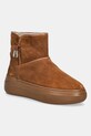 Furla śniegowce zamszowe Nuage Snow Boot brak zapięcia brązowy YK30NUA.BX4212.RY000