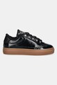 Furla sneakersy skórzane Enjoy Lace-Up Sneaker YK31ENJ.BX4211.O6000 czarny AW25