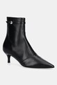 Furla botki skórzane Sfera Ankle Boot nieocieplane czarny YJ64SFE.X30000.O6000