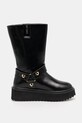 Love Moschino botki skórzane JA24476I0NJD0000 czarny AW25