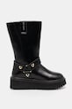 Love Moschino botki skórzane JA24476I0NJD0000 czarny AW25