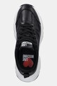 Love Moschino sneakersy skórzane czarny JA15246G0NIA0000