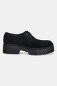 HUGO półbuty zamszowe Kris 50552698.001 czarny AW25