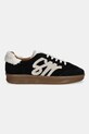 Steve Madden sneakersy zamszowe Emina 11004897.015 czarny AW25
