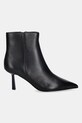 Steve Madden botki skórzane Sabine 11003279.017 czarny AW25