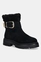 Steve Madden botki zamszowe dziecięce Lodge płaski czarny 11004980.015