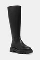 Usnjeni elegantni škornji Steve Madden Kaja-W Neizolirana črna 11004946.017