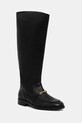 Steve Madden kozaki skórzane Night płaski czarny 11004951.017