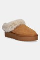 Παντόφλες σουέτ Steve Madden Snow καφέ 11005021.BNU