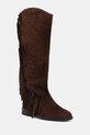 Elegantni škornji iz semiša Steve Madden Nigella Neizolirana rjava 11004914.205