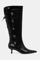 Steve Madden kozaki Ballpark 11005048.001 czarny AW25