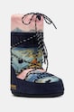 Moon Boot śniegowce MB X GIR ICON POSTCARD tekstylny granatowy 80D1403090.F016