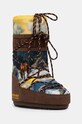Moon Boot śniegowce MB X GIR ICON POSTCARD tekstylny brązowy 80D1403090.M062