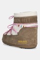 Obuwie Moon Boot śniegowce zamszowe MB X GIR ICON LOW SUEDE BEADS 80D1409730.BL43 beżowy