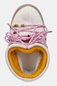 Moon Boot śniegowce zamszowe MB X GIR ICON LOW SUEDE BEADS beżowy 80D1409730.BL43