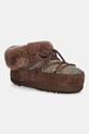 Moon Boot śniegowce MB X GIR EVX CHALET MULE FUR tekstylny brązowy 80D1470120.M062