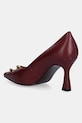 Încălțăminte Coccinelle stilettos de piele E4.SB3.13.01.01.R52 burgundia