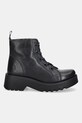 Fly London workery skórzane METZ788FLY P144788009 czarny AW25