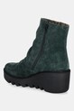 Obuwie Fly London botki zamszowe BANN538FLY P501538012 zielony