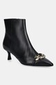 Baldinini botki skórzane nieocieplane czarny D6B053P5VITE.0000