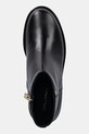 Baldinini botki skórzane czarny D6B149P4VITE.0000