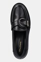 Baldinini mokasyny skórzane czarny D6B426P4VIBT.0000
