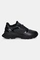 Baldinini sneakersy skórzane D6B831A1ENAT.0000 czarny AW25