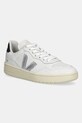 Veja sneakers din piele V-90 mic de statură alb VD2020910A