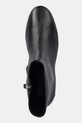 Nokwol botki skórzane Alyssa Black Leather czarny Alyssa.Black.Leather