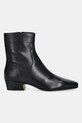 Nokwol botki skórzane Dusty Black Nappa Dusty.Black.Nappa czarny AW25