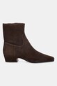 Nokwol botki zamszowe Dusty Chocolate Suede Dusty.Chocolate.Suede brązowy AW25